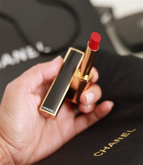 chanel rouge puissant lipstick|chanel rouge lipstick review.